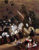 Sargent, John Singer - Rehearsal of the Pas de Loup Orchestra at the Cirque d'Hiver